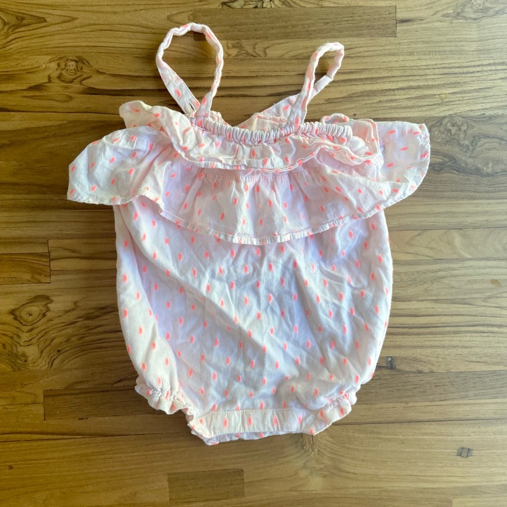 Janie & Jack Ruffle Bubble Romper